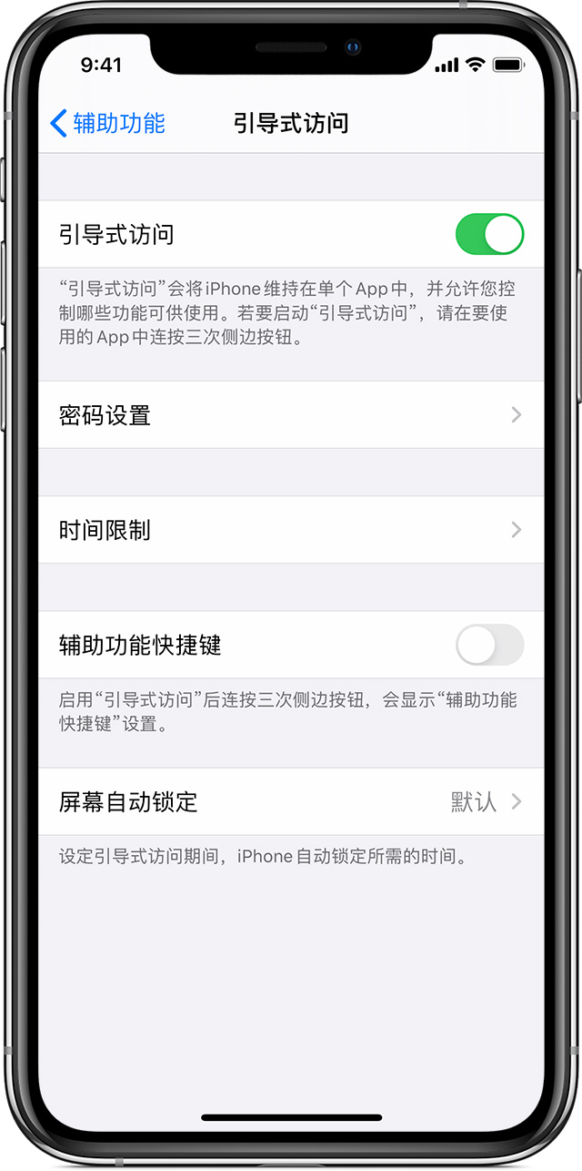 甘南苹果手机维修分享如何在 iPhone 上退出引导式访问 